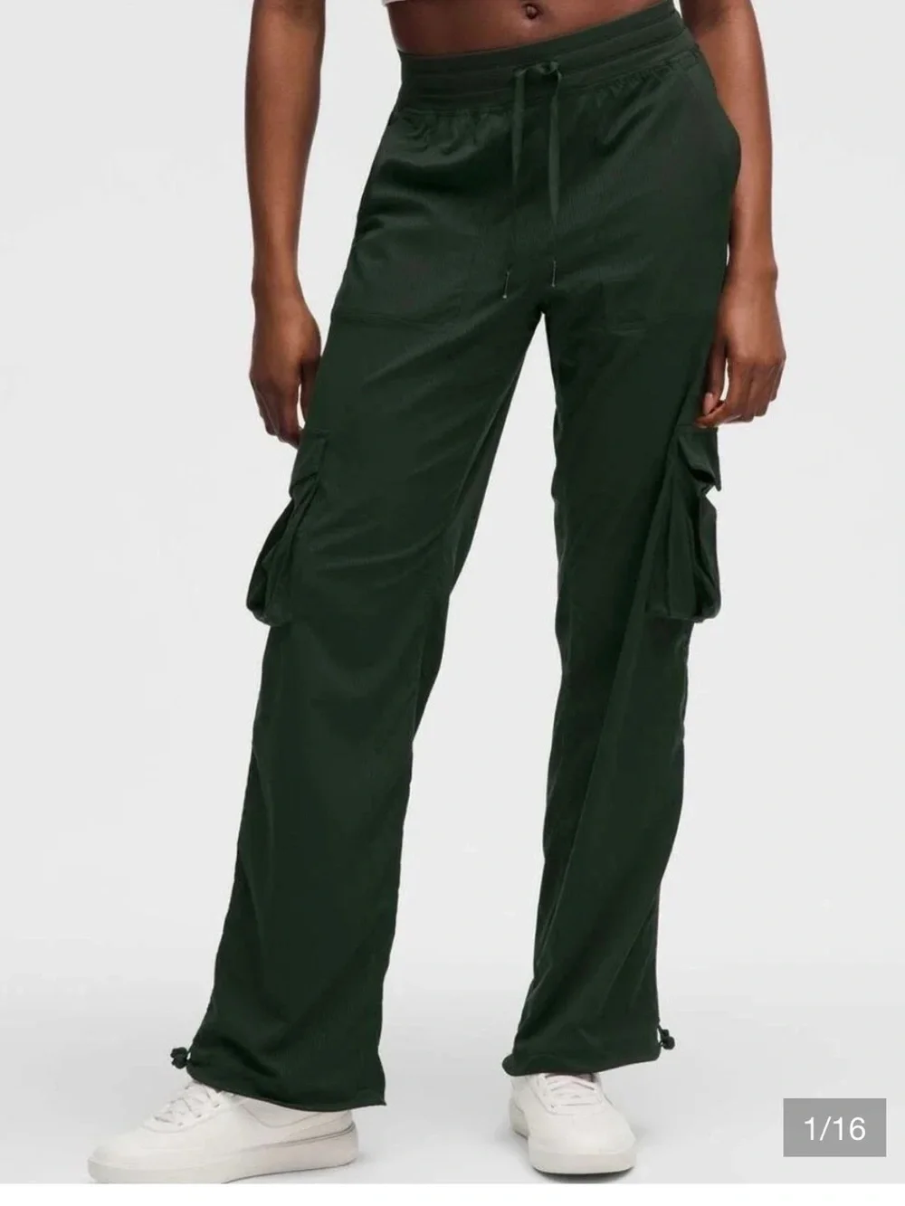 Lululemon Dance Studio Relaxed-Fit Mid Rise Cargo Pants Women’s XS Green